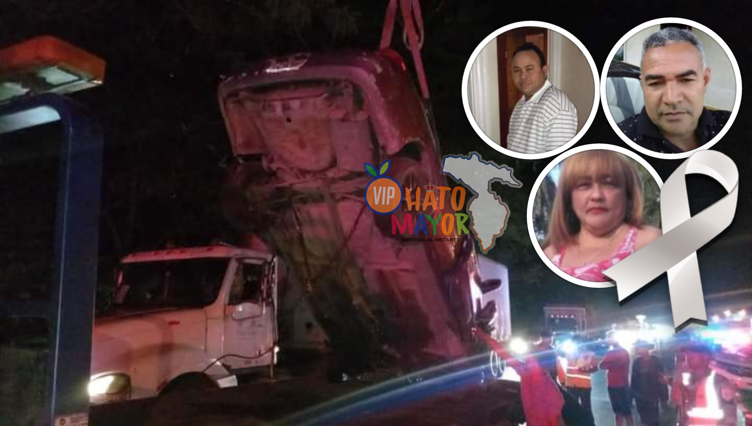 Al menos tres hermanos muertos y dos niños gravemente heridos es el saldo de un fatal accidente en La Vega