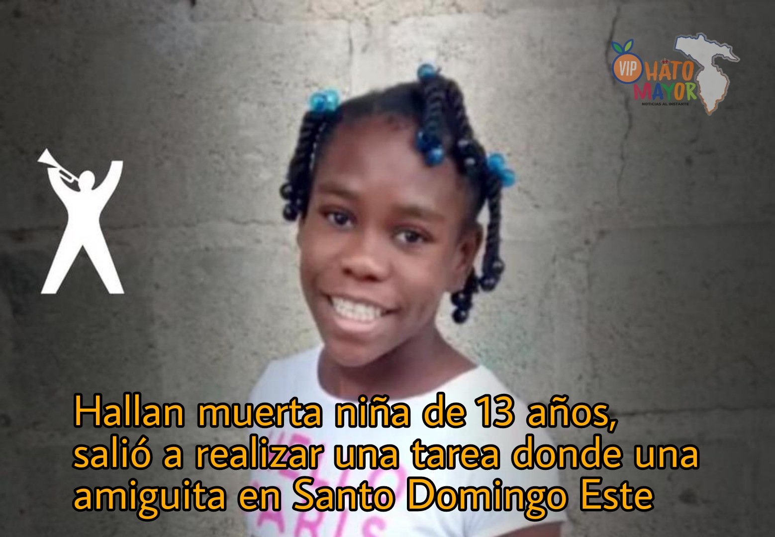 Hallan muerta niña de 13 años, salió a realizar una tarea donde una amiguita en Santo Domingo Este