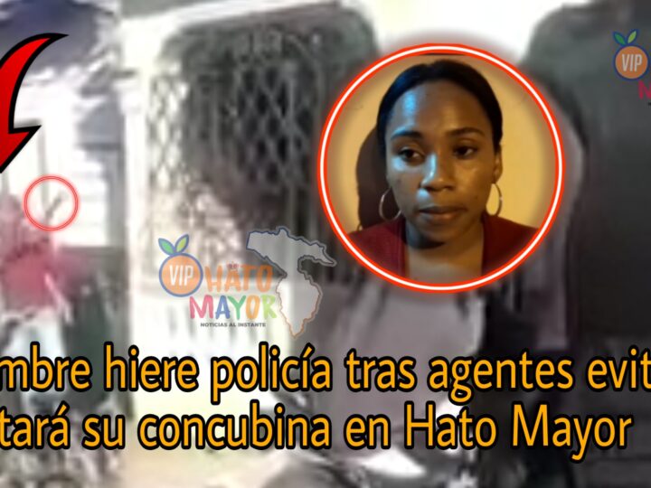 (VIDEO) Hombre hiere policía tras agentes evitar matará su concubina en Hato Mayor