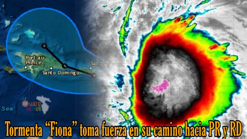 Fiona podría convertise en ciclón antes de impactar el Este de RD