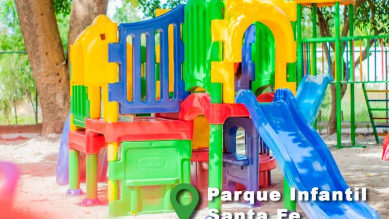 Ayuntamiento de SPM reinaugurará este próximo lunes 09 de enero parque infantil de Santa Fe