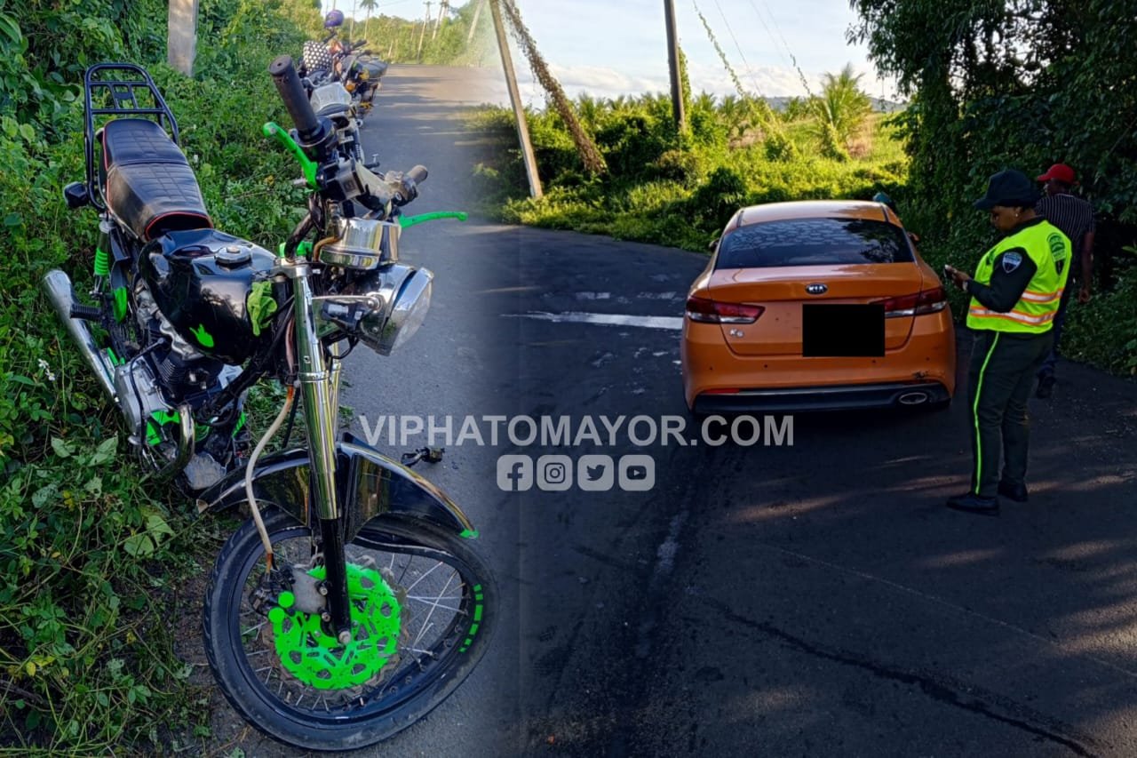 Accidente de tránsito deja dos jóvenes heridos en la carretera Hato ...