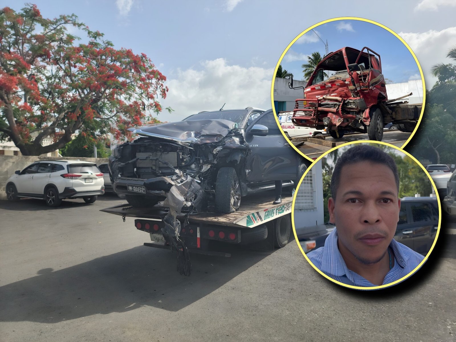 Accidente de tránsito deja dos heridos y un ileso en la carretera Hato ...