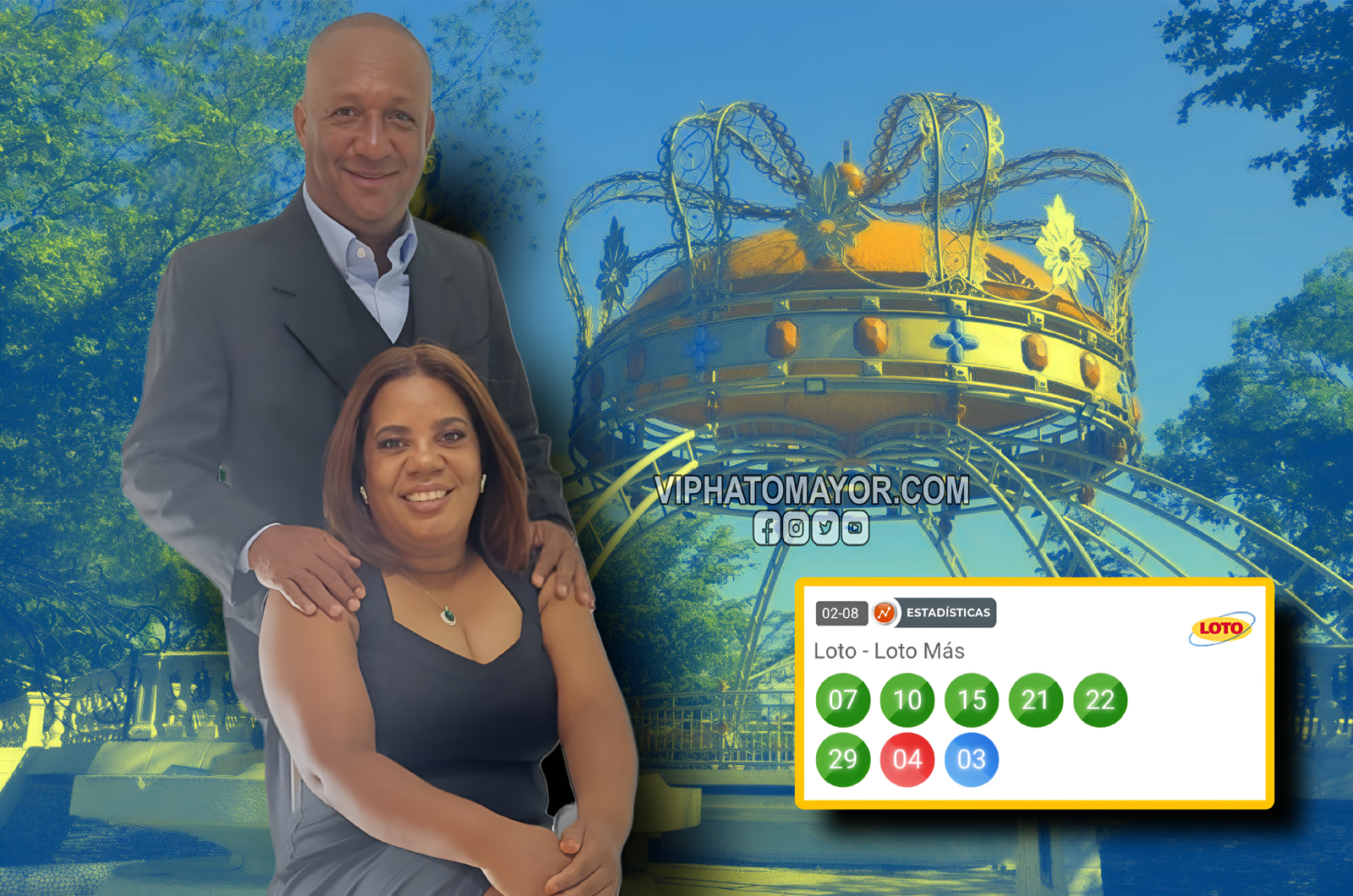 Los maestros Marcos Keppis y Elizabeth Ruiz son los nuevos millonarios de  Hato Mayor, tras ganarse 18.5 millones en la Loto de Leidsa -  VipHatoMayor.com